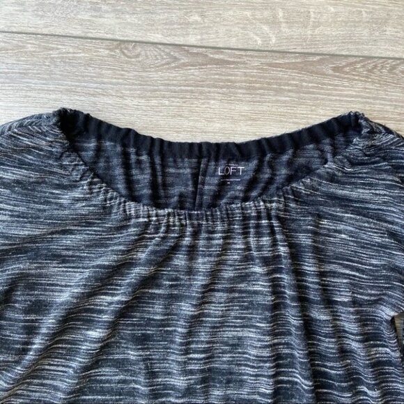 Loft Space Dye Scoop Neck Casual Dress Waist  Tie - Picture 5 of 15